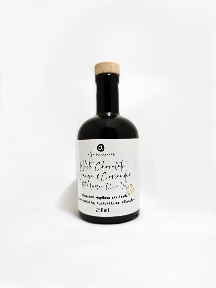 Evoo White chocolate , Orange & Coriander